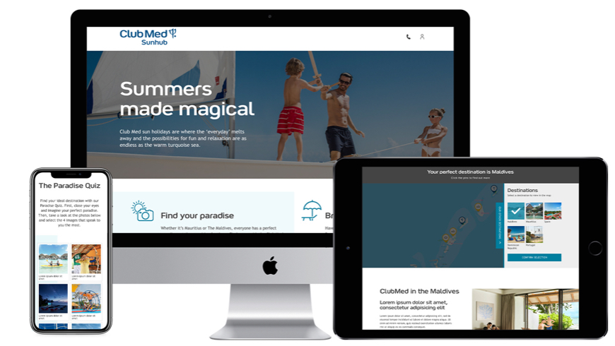 Club Med Sun Hub website