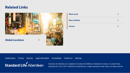 Standard Life Aberdeen website